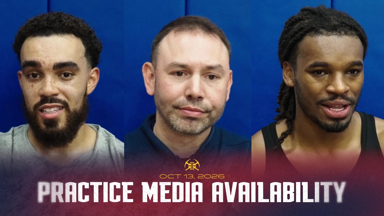 Denver Nuggets Full Practice Media Availability | 10.13.26 background
