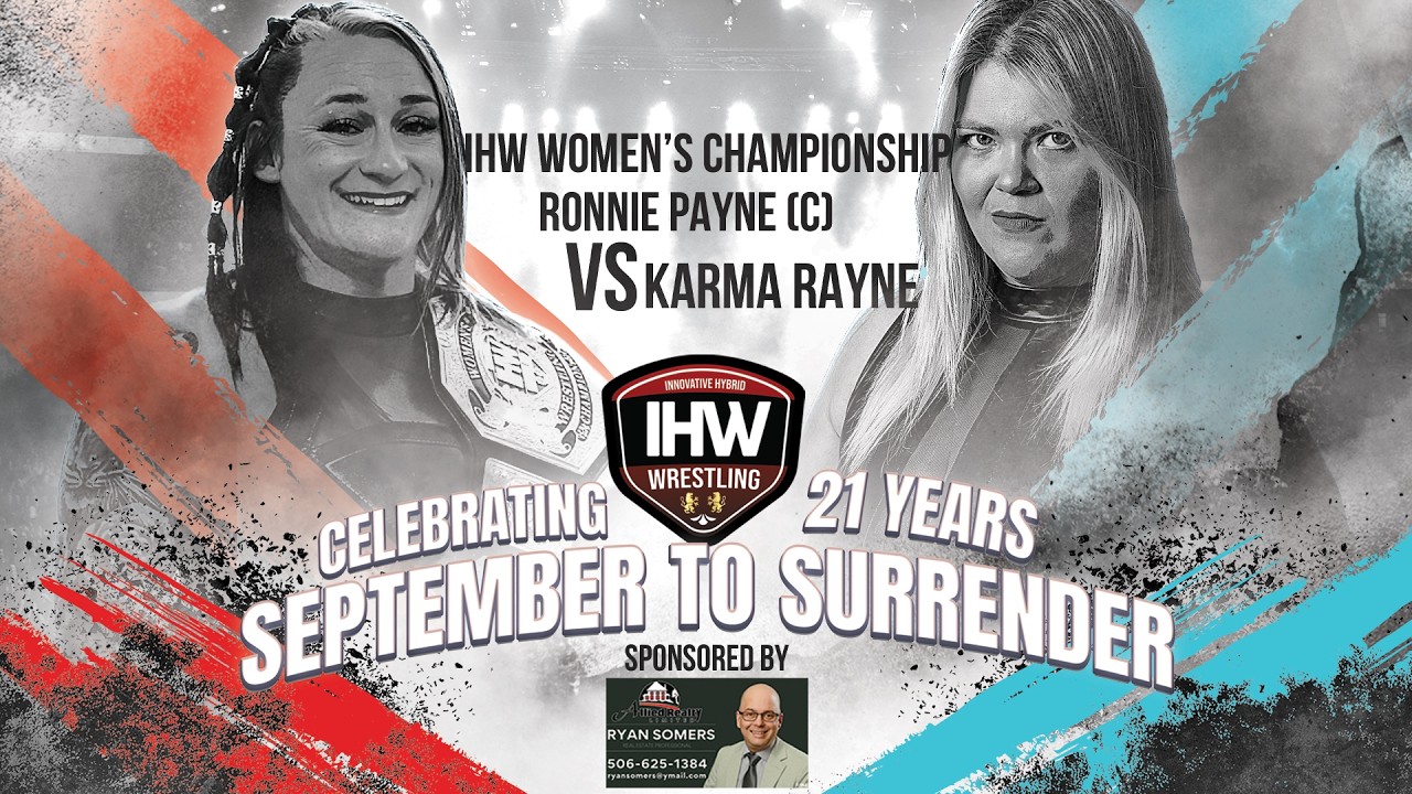 IHW September to Surrender 2026 (Miramichi) - Ronnie Payne (c) Vs. Karma Rayne background