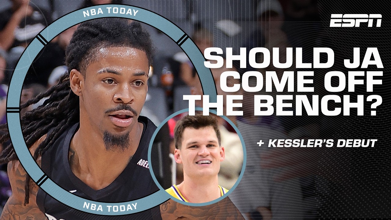 What should Ja Morant's role be with the Blazers⁉️ + Takeaways from Kessler's L.A. debut | NBA Today background
