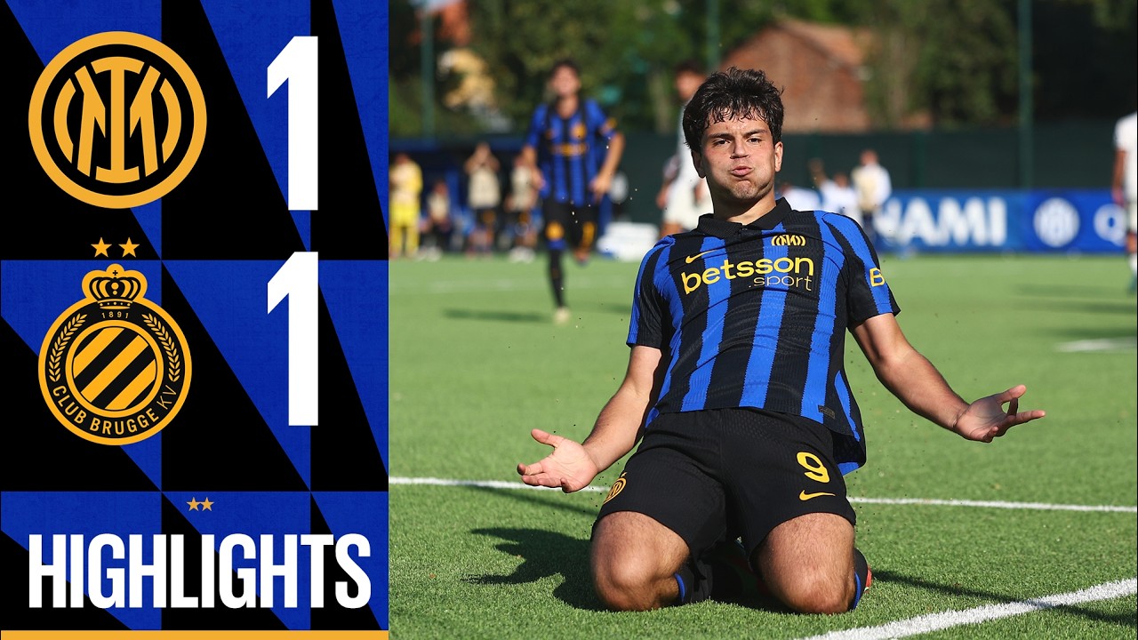 GOL LAMPO DI CARRARA, FINISCE IN PARITÀ | INTER U20 1-1 CLUB BRUGGE | UEFA YOUTH LEAGUE background