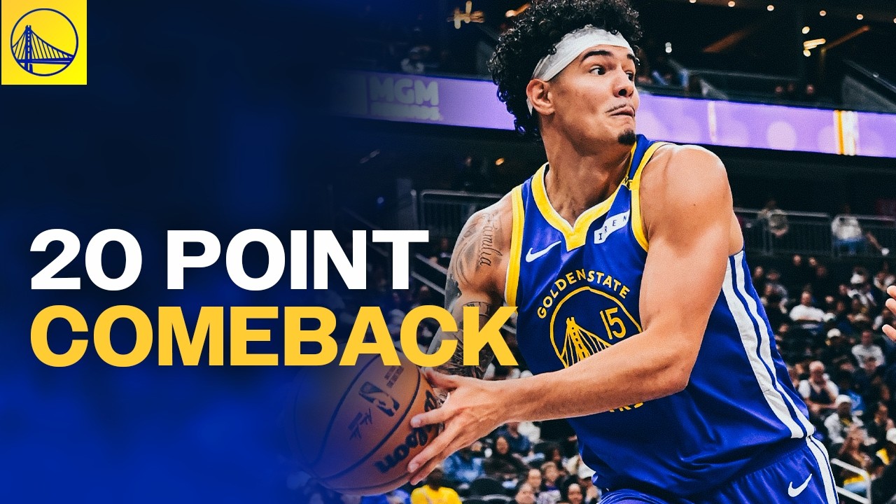Golden State Warriors Overcome 20-Point Deficit to Beat Lakers in Preseason Win background