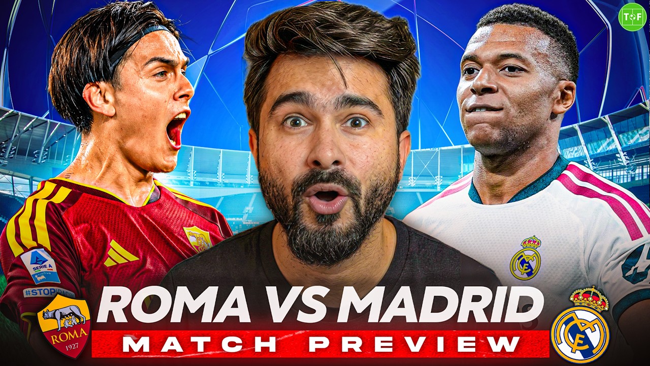 Can Real Madrid Beat Roma? Tactical Preview & Team Insights background