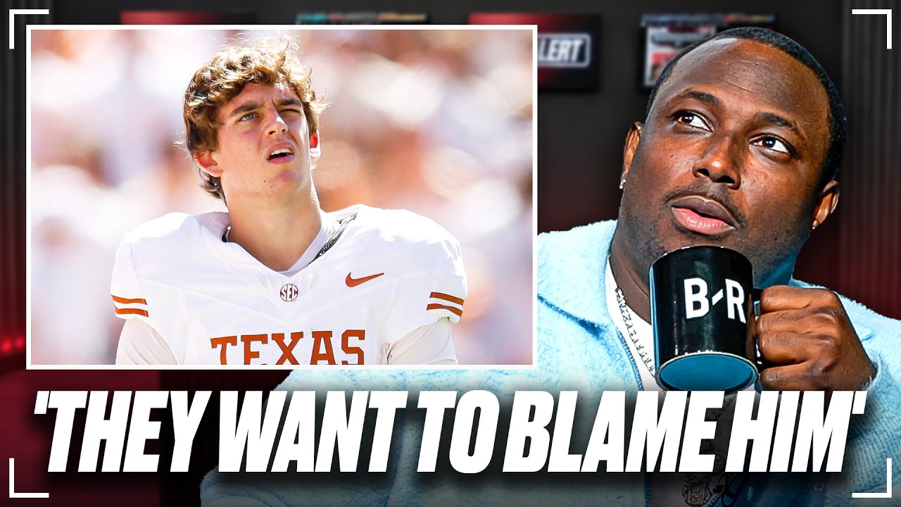 LeSean McCoy Calls Out Unfair Arch Manning Hype | Is Texas QB A First-Round NFL Draft Pick? background