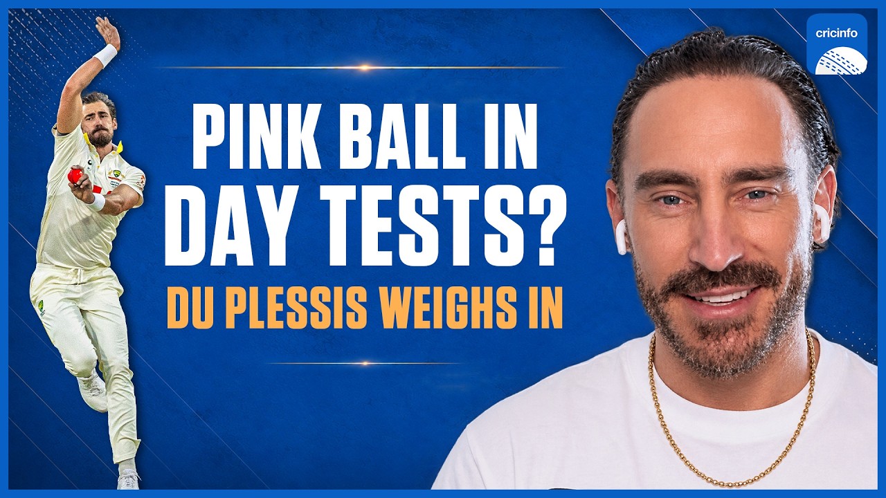 Should the pink ball be used when bad light impacts Tests? Faf du Plessis weighs in background
