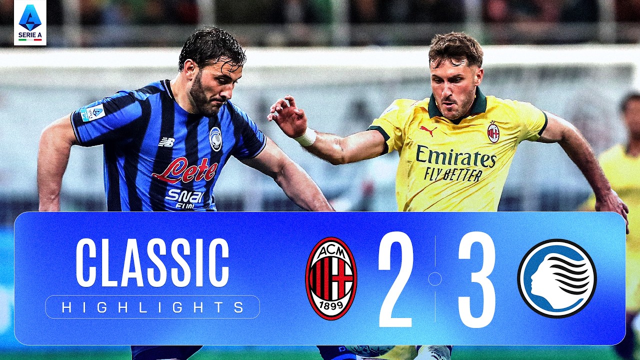 MILAN-ATALANTA 2-3 | CLASSIC HIGHLIGHTS SERIE A 2025/26 background