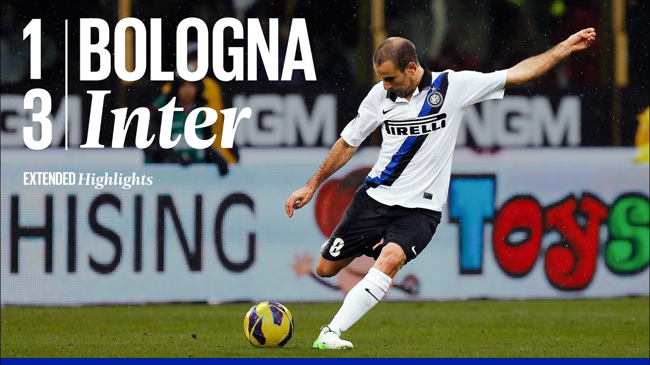 RANOCCHIA, MILITO E CAMBIASSO SIGLANO LA VITTORIA | HL EXTENDED | BOLOGNA INTER 2012 13 đ„đ€đ background