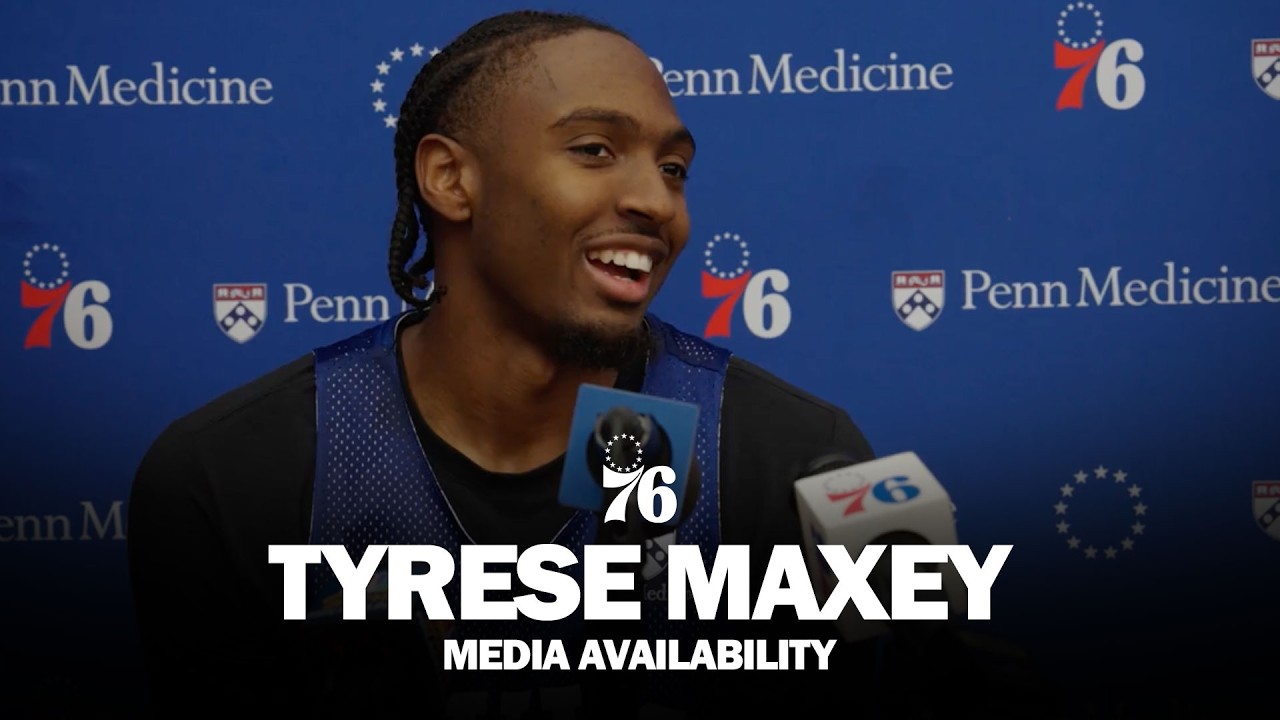 Philadelphia 76ers Practice Media Availability ๐๏ธ | Tyrese Maxey | 10.15.26 background