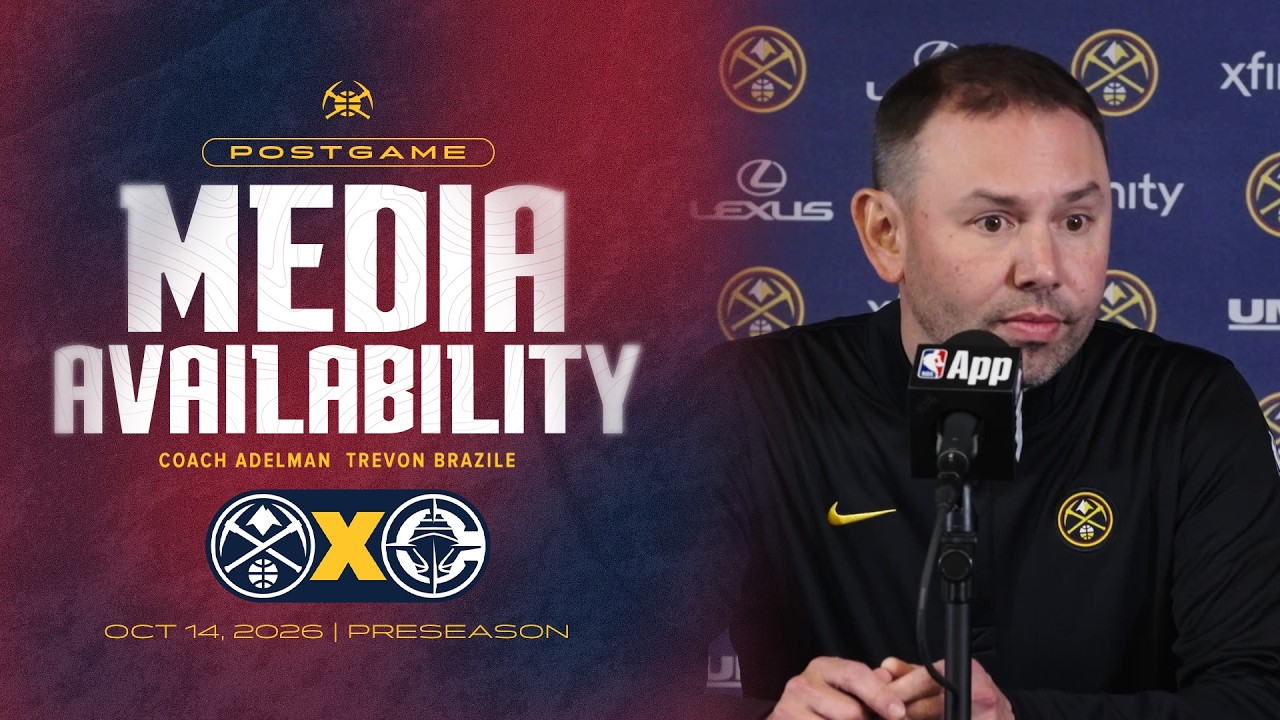 Full Denver Nuggets Postgame Media Availability vs. LAC 🎙 background