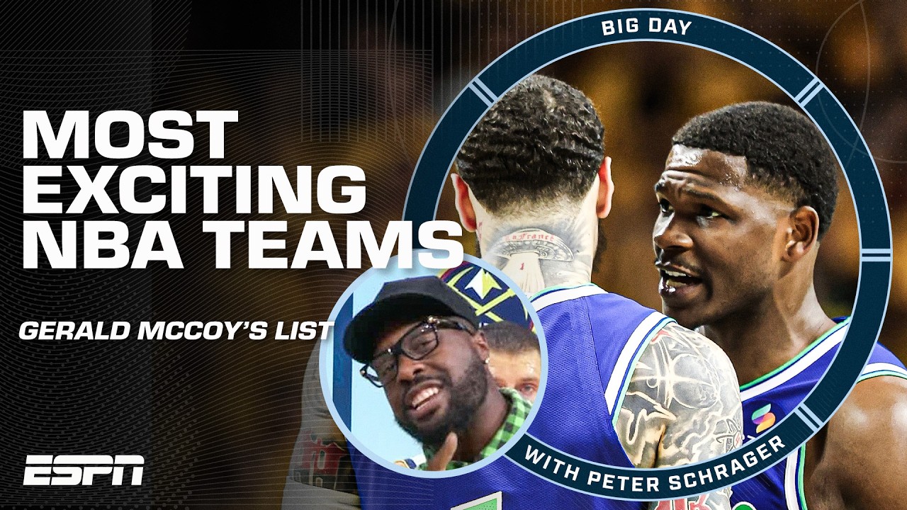 Ranking the top-5 MUST WATCH teams heading into the NBA season ЁЯСА | Big Day with Peter Schrager background