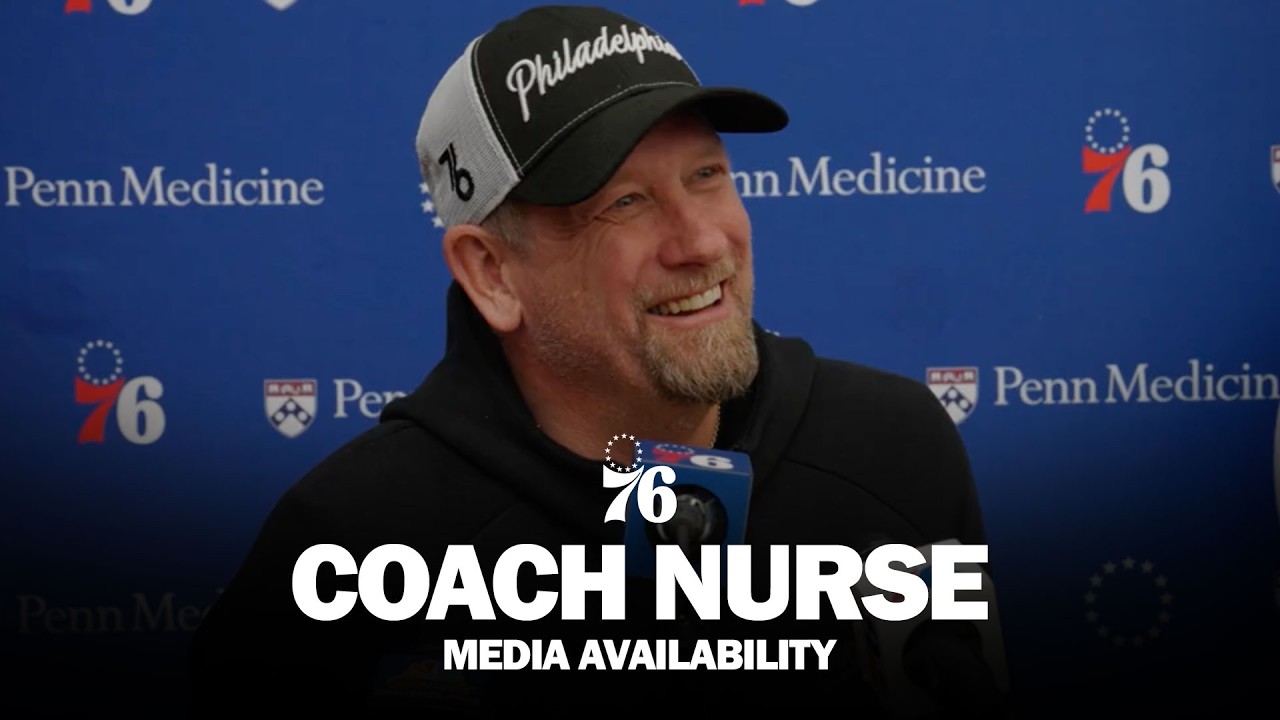 Philadelphia 76ers Practice Media Availability ЁЯОЩя╕П | Coach Nurse | 10.15.26 background