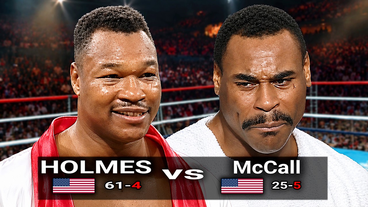 Larry Holmes (USA) vs Oliver McCall (USA) | Boxing Fight Highlights HD background