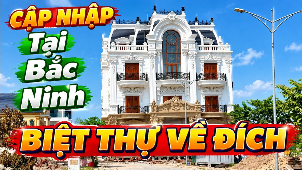 BIỆT THỰ NỔI TIẾNG BẮC NINH CHUẨN BỊ VÀO MÓNG MỚI. background