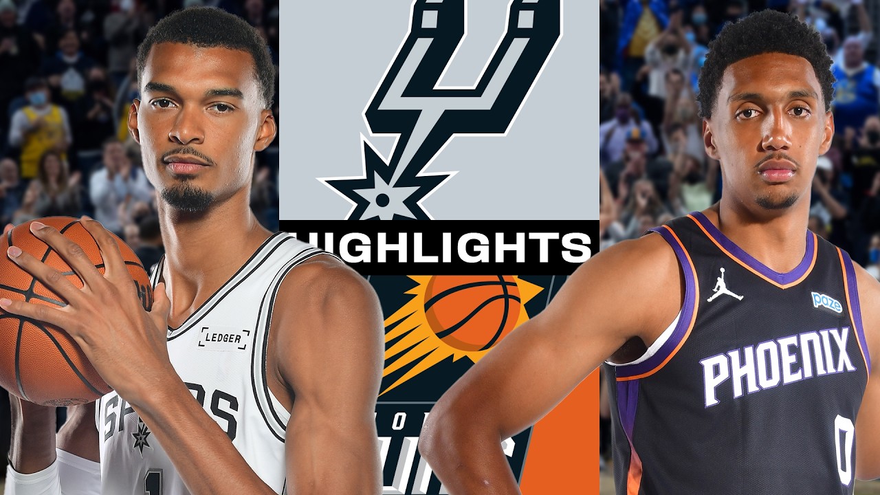 Highlights: San Antonio Spurs DOMINATE Phoenix Suns background