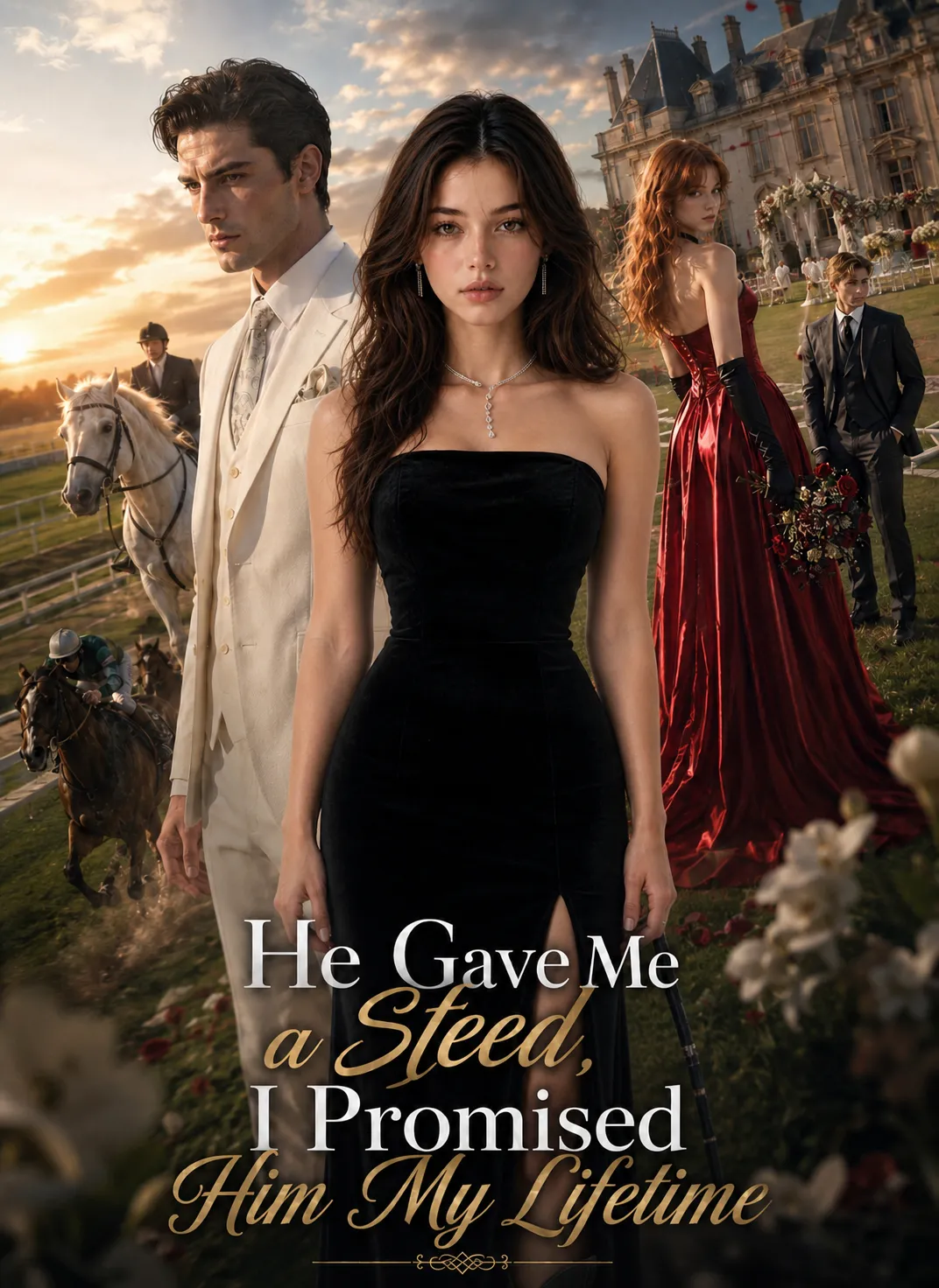 He gave me a steed，I promised him my lifetime poster