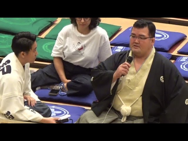 《三段目》雄誠(秀ノ山部屋)vs良安【大相撲令和8年9月場所】9日目【SUMO SEP DAY9】2026/9/21 秋場所 background