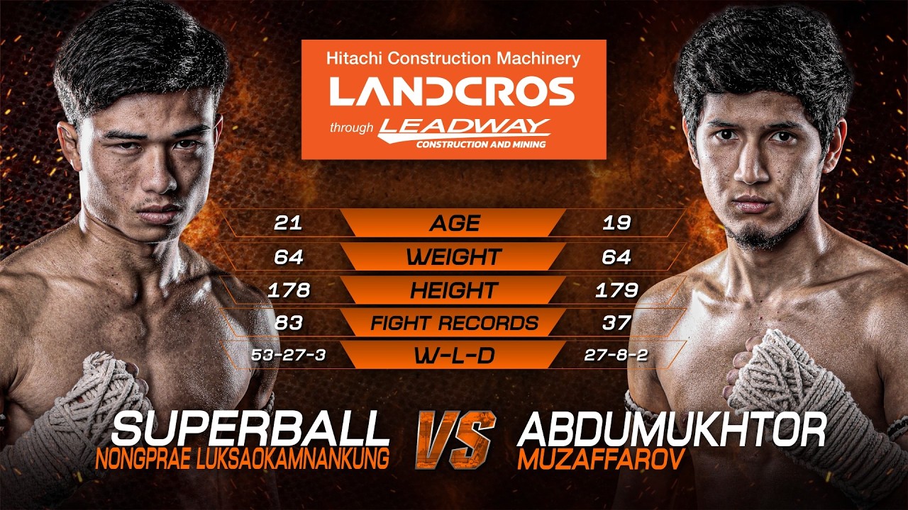 Superball vs. Abdumukhtor Muzaffarov | THAI FIGHT LEAGUE 115 | 20 September 2026 background