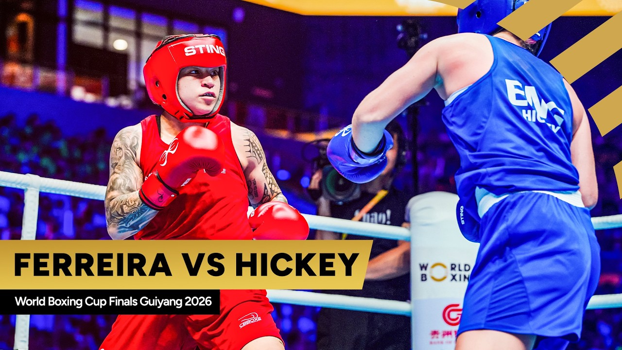 Beatriz Ferreira (BRA) vs Sacha Hickey (ENG) | Full Fight | Guiyang 2026 | Women's 65kg final background