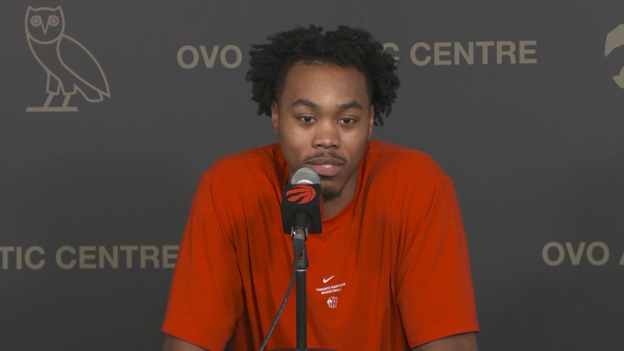 Toronto Raptors Full Media Availability | Practice | October 14, 2026 background
