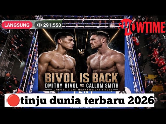 🏆light heavyweight‼️ dmitry bivol vs callum smith, tinjuduniahariini, liveboxing background