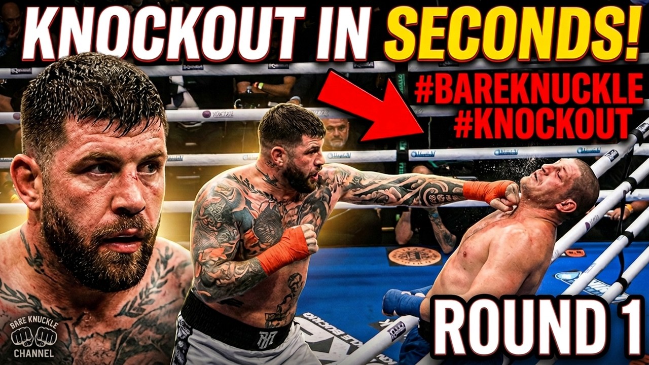 WATCH: Mick Terrill Ends the Fight in SECONDS! #bareknuckle #knockout background