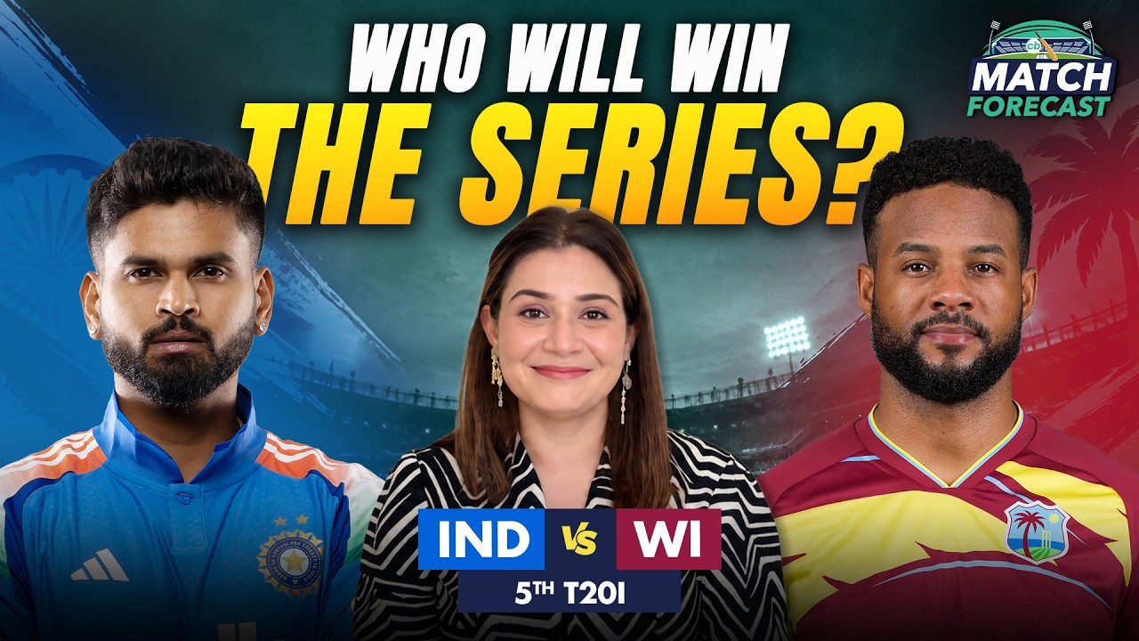 Match Forecast: India vs West Indies, 5th T20I background