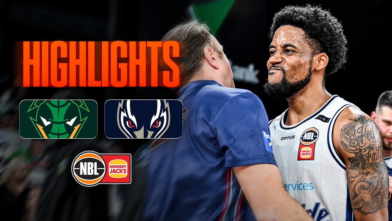 Tasmania JackJumpers vs. Adelaide 36ers - Game Highlights - Round 5, NBL27 background