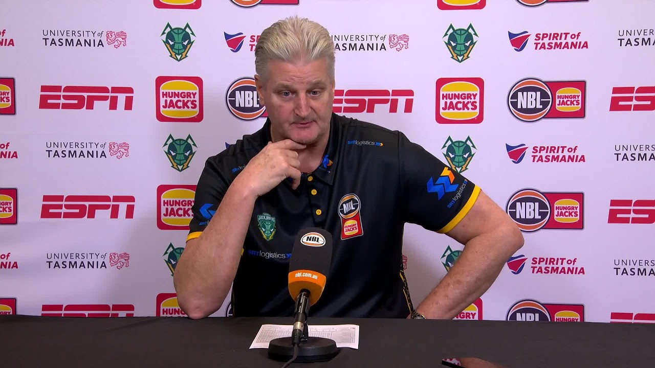 Scott Roth press conference vs Adelaide 36ers - Round 5, NBL27 background