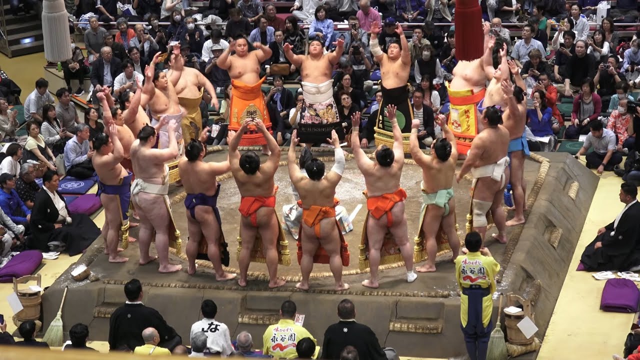 幕内土俵入り 安青錦 琴櫻 霧島 朝翠龍 朝紅龍 宇良 若元春 高安 【大相撲令和8年9月場所】9日目【SUMO SEP DAY9】2026/9/21 秋場所 background