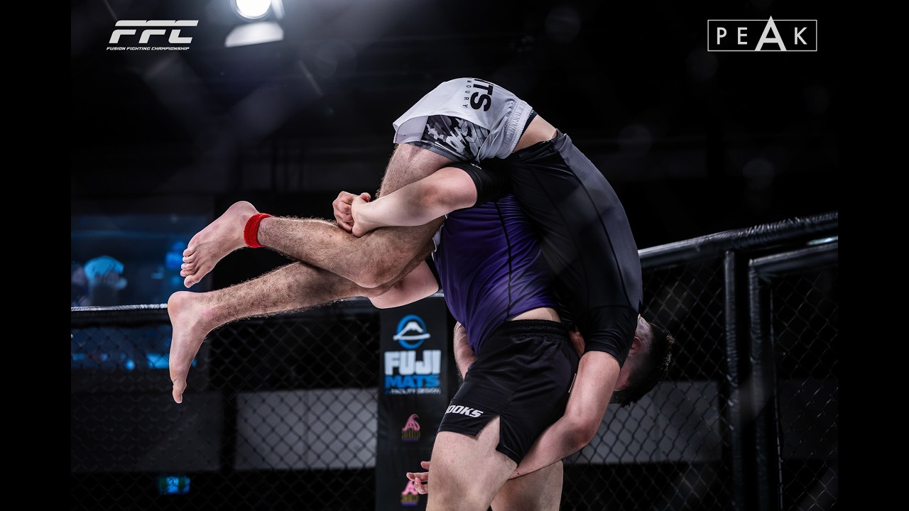 FFC 13 | FULL FIGHT | FIGHT 22 | 75KG BJJ | Justin Robertson vs Mohammad Bekai background
