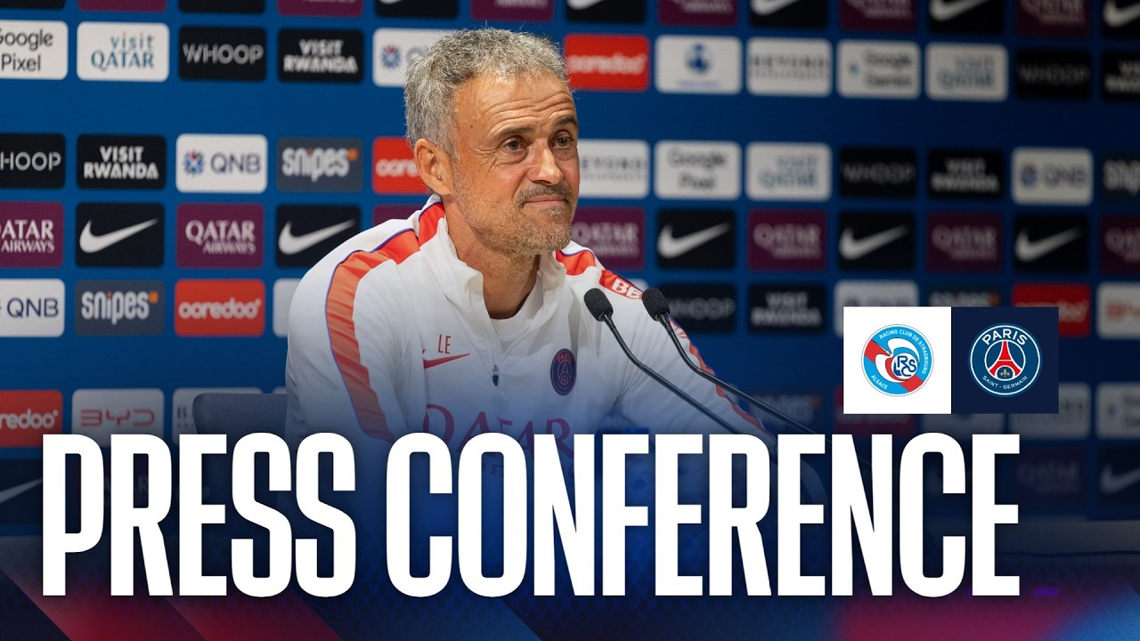 La CONF' DE PRESSE de Luis Enrique avant STRASBOURG ЁЯТм background