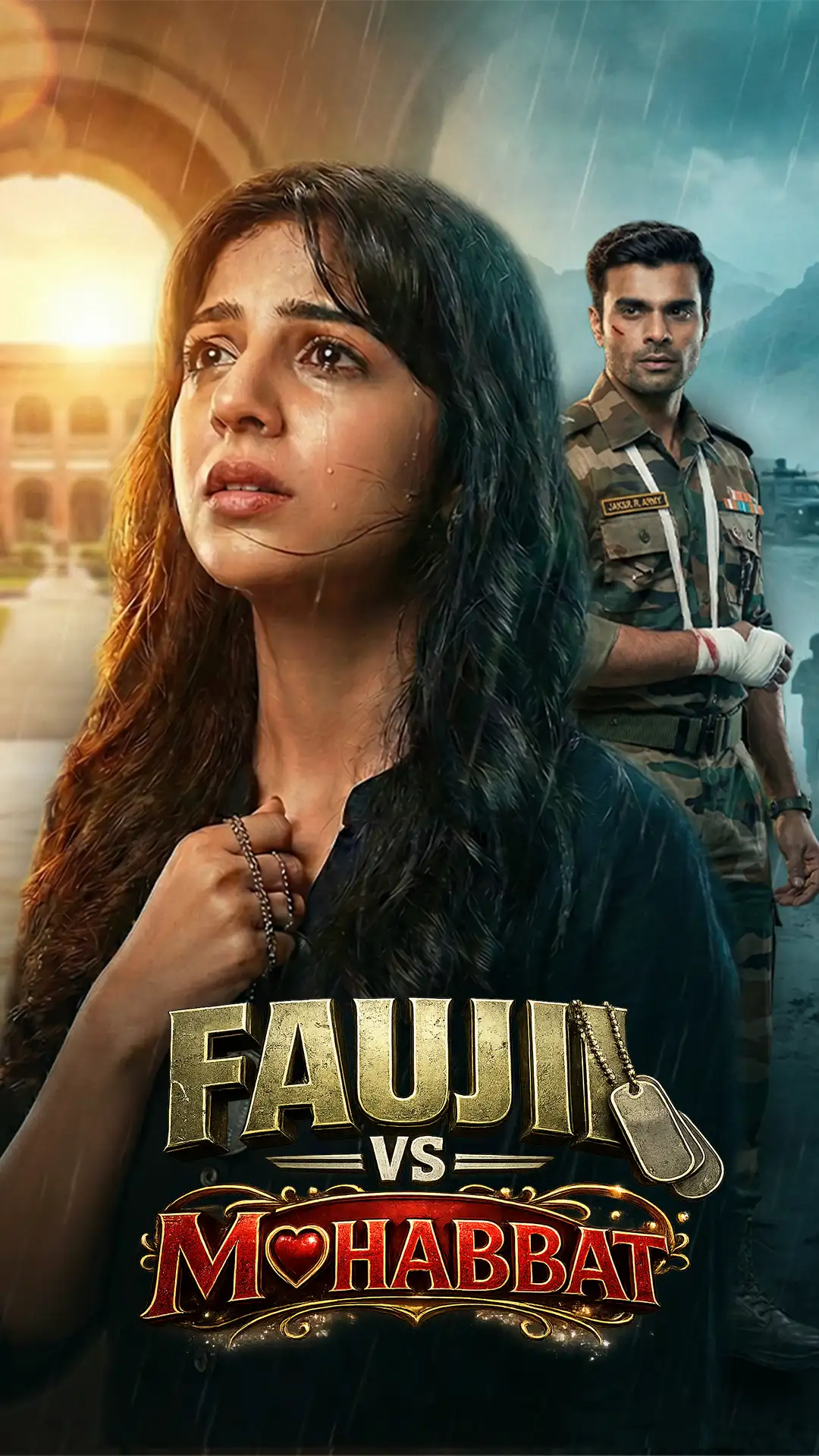 Fauji vs Mohabbat poster