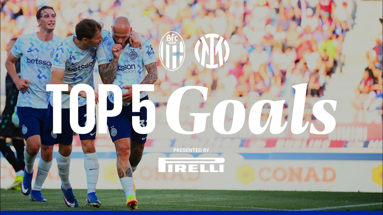 DA CAMBIASSO A RONALDO: IL MEGLIO CONTRO IL ROSSOBLÙ 🤩 | TOP 5 GOL VS BOLOGNA | PRESENTED BY PIRELLI background