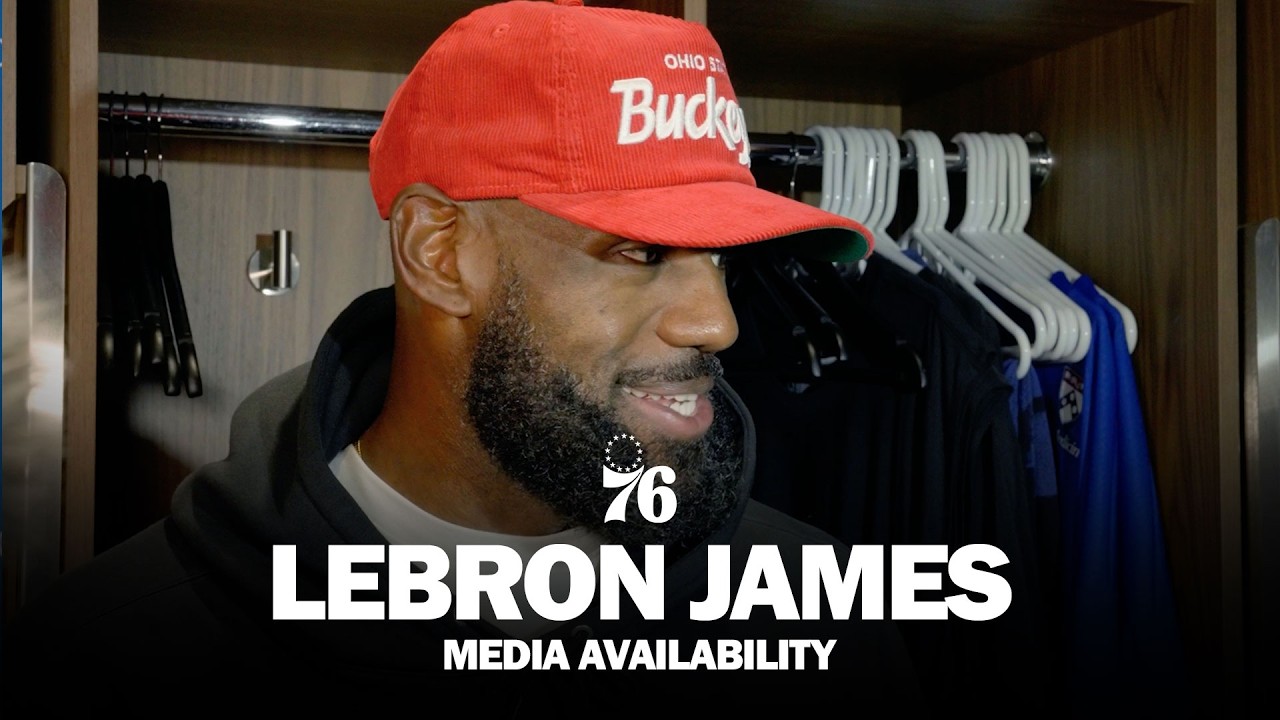 Philadelphia 76ers Postgame Media Availability ๐๏ธ | LeBron James | 10.16.26 background