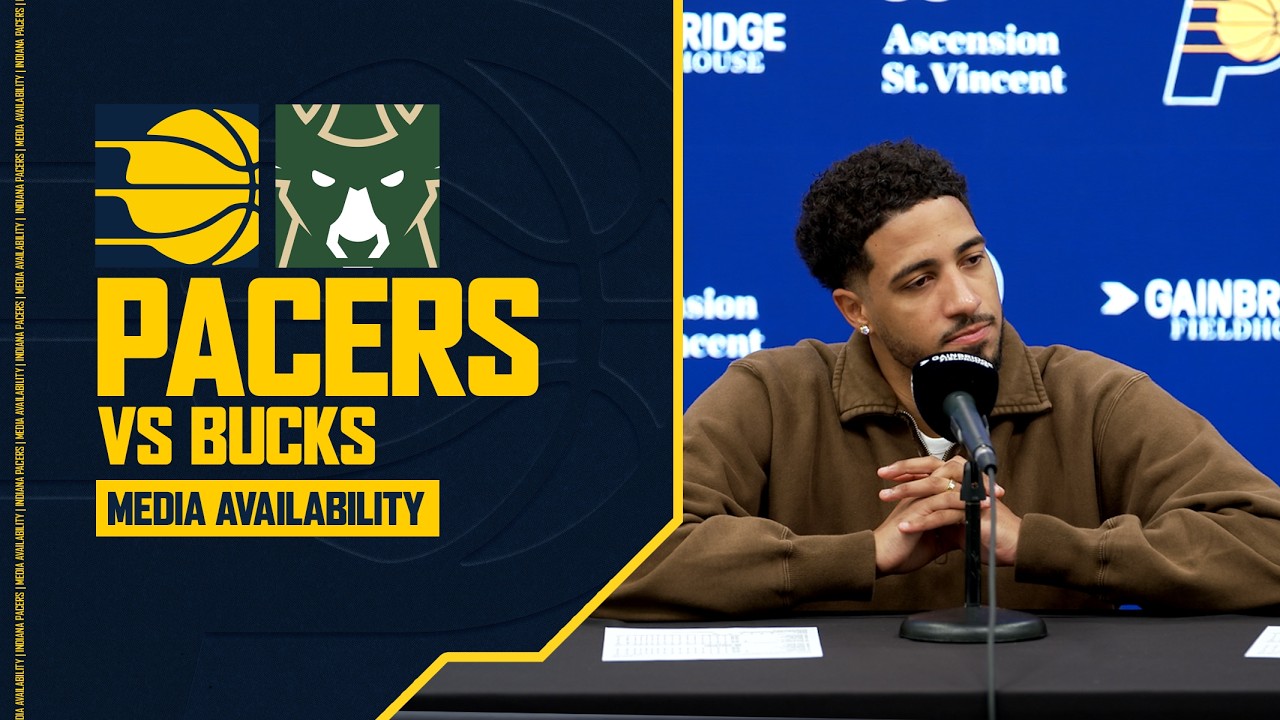 Pascal Siakam, Tyrese Haliburton & Lloyd Pierce Media Availability | October 16, 2026 background