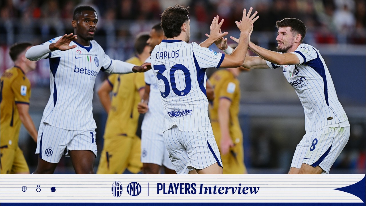 CARLOS E BONNY: “ABBIAMO TANTI GIOCATORI FORTI, TUTTI DEVONO ESSERE PRONTI” 🎙️ | INTERVIEWS 🖤💙 background