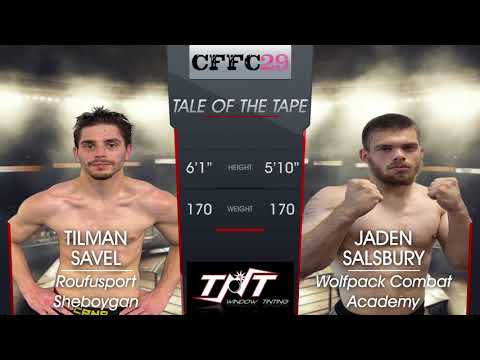 CHOSEN FEW FIGHTING CHAMPIONSHIP TILLMAN SABEL vs JADEN SALSBURY background