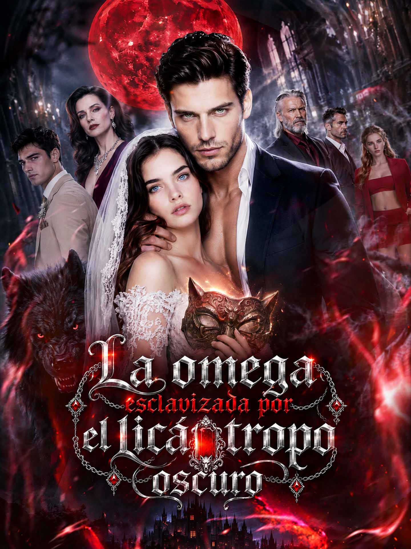 La omega esclavizada por el licántropo oscuro poster