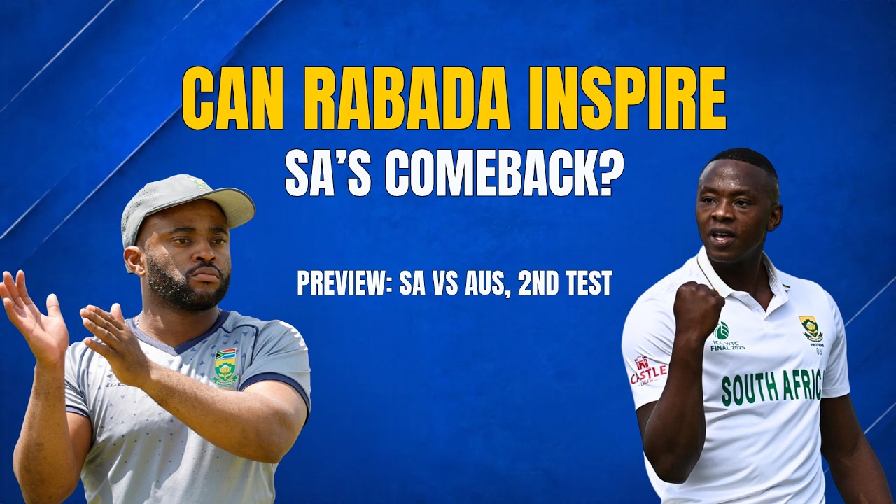 Preview: Can South Africa bounce back in Gqeberha? #kagisorabada #savsaus #testseries background