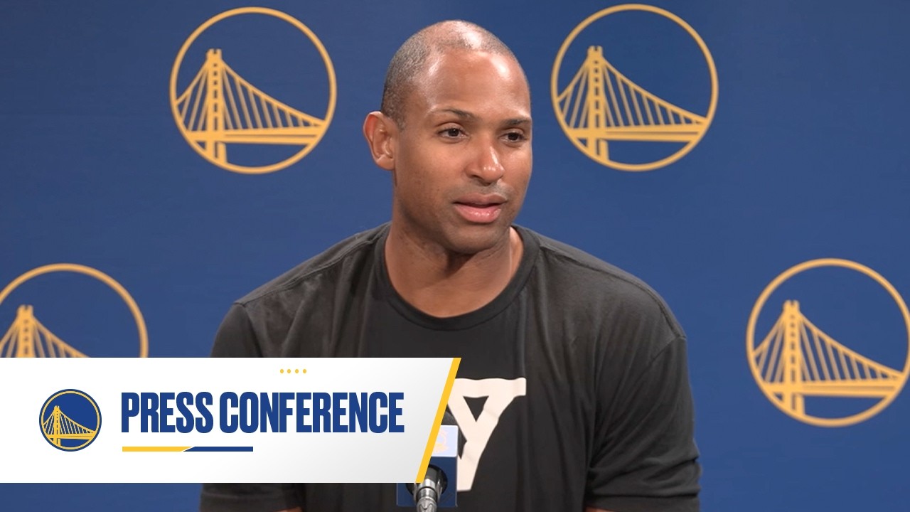 Al Horford Recaps Warriors Preseason Finale Win Over Trailblazers background