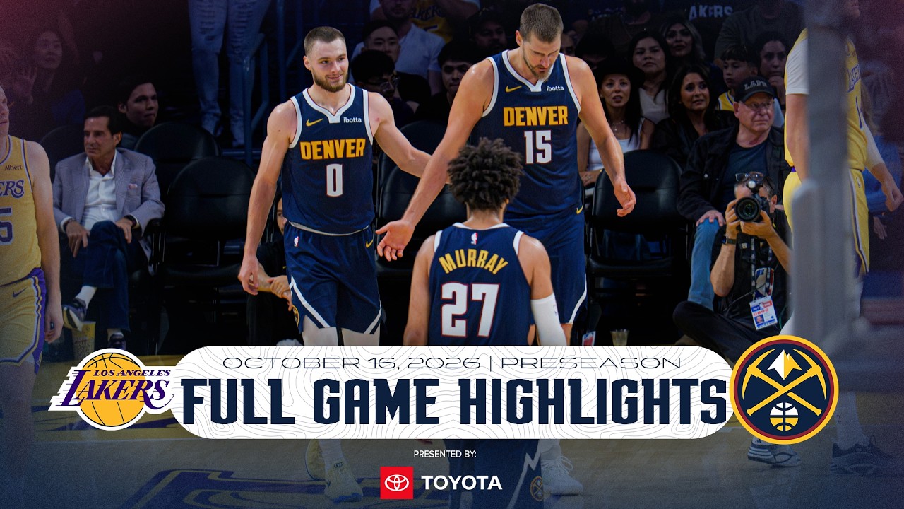 Denver Nuggets vs. Los Angeles Lakers Full Game Highlights 📺 background