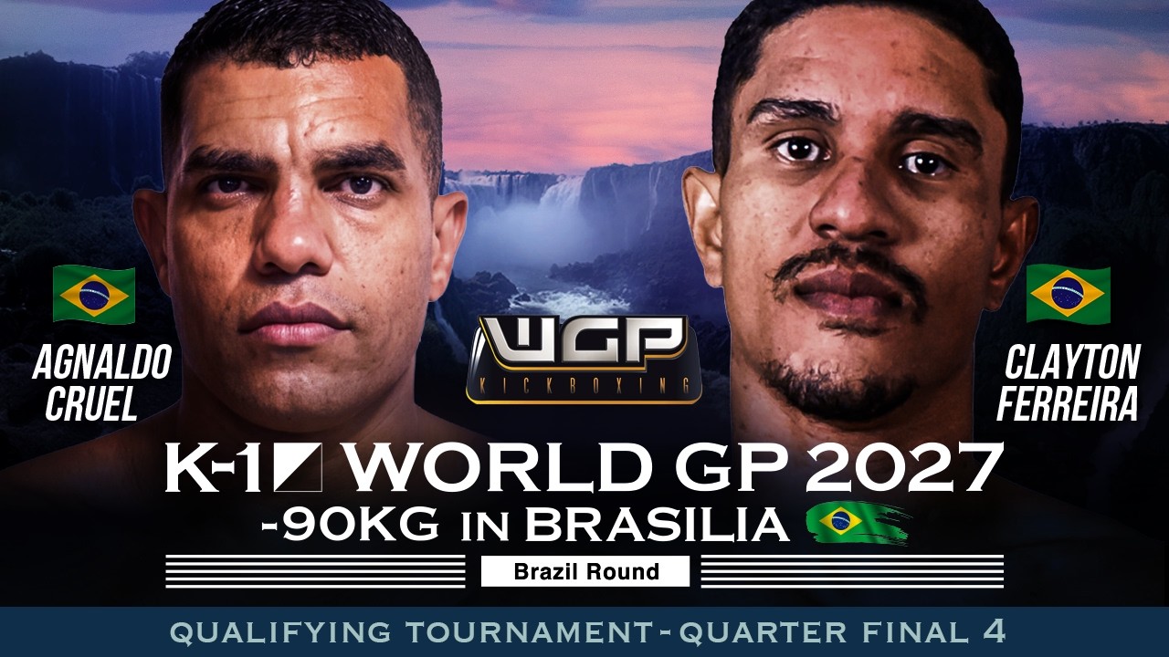 Agnaldo Cruel vs Clayton Ferreira | FULL FIGHT | K-1 WORLD GP 2027 -90KG in Brasilia background