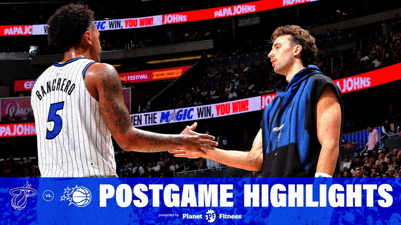POSTGAME HIGHLIGHTS: MIAMI HEAT VS. ORLANDO MAGIC 10.16.26 PRESENTED BY PLANET FITNESS background