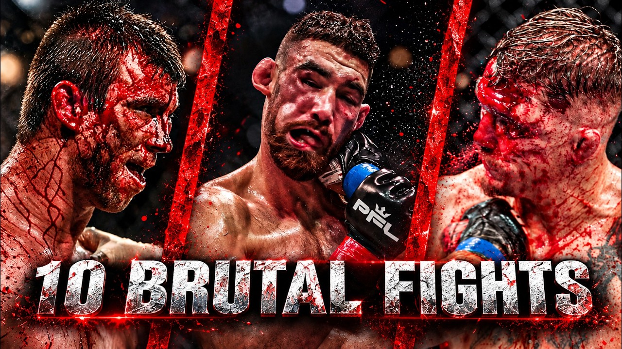 10 Most Brutal MMA Fights Of The Last DECADE 😳 background