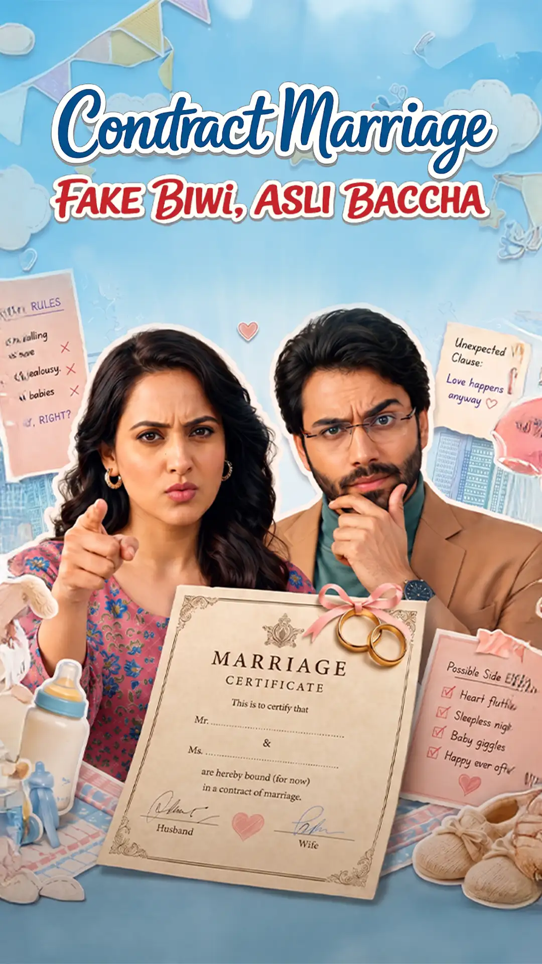 Contract Marriage: Fake Biwi, Asli Baccha poster