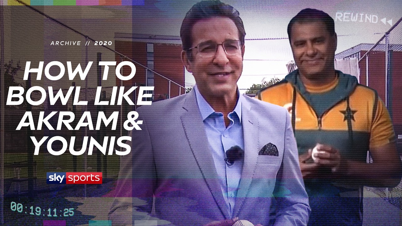 Wasim Akram and Waqar Younis white-ball bowling masterclass! background