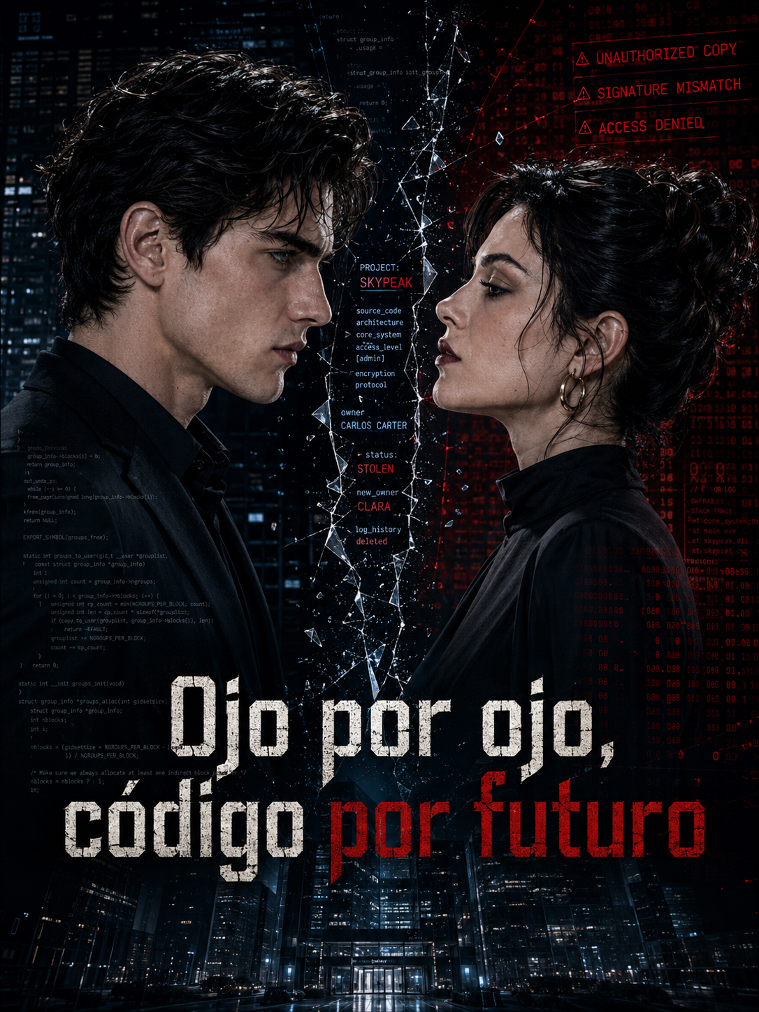 Ojo por ojo, código por futuro poster