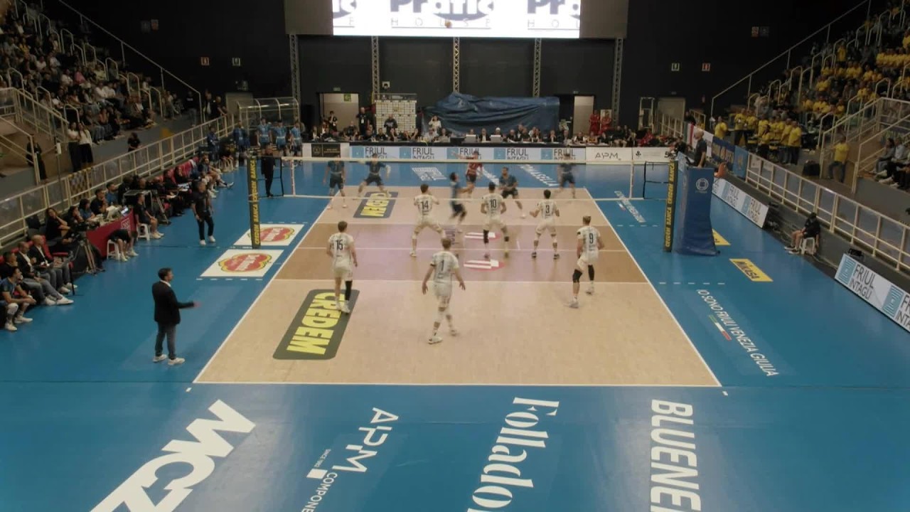 Tinet Prata di Pordenone vs. Vero Volley Monza - Superlega Credem Banca VBTV Match Highlights background