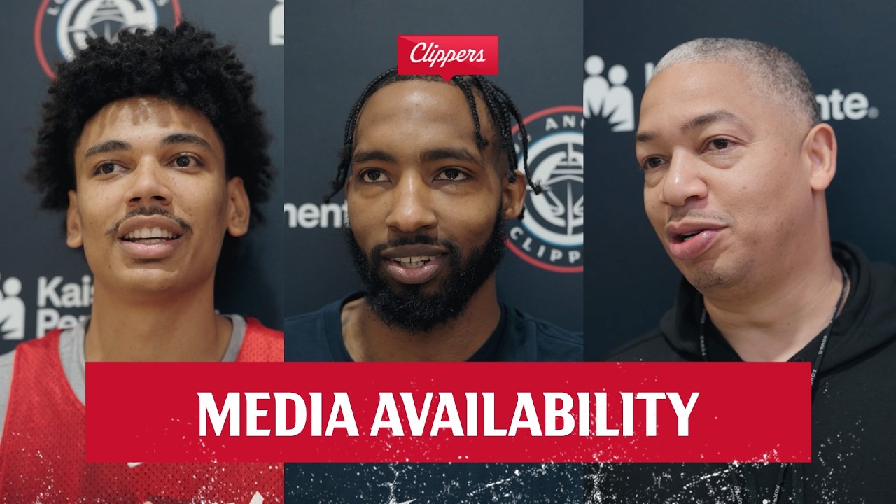 Practice Media Availability (10/17/26) | LA Clippers background