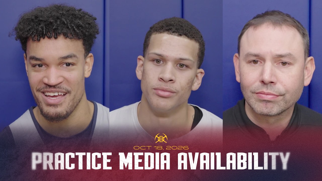 Denver Nuggets Full Practice Media Availability | 10.18.26 background
