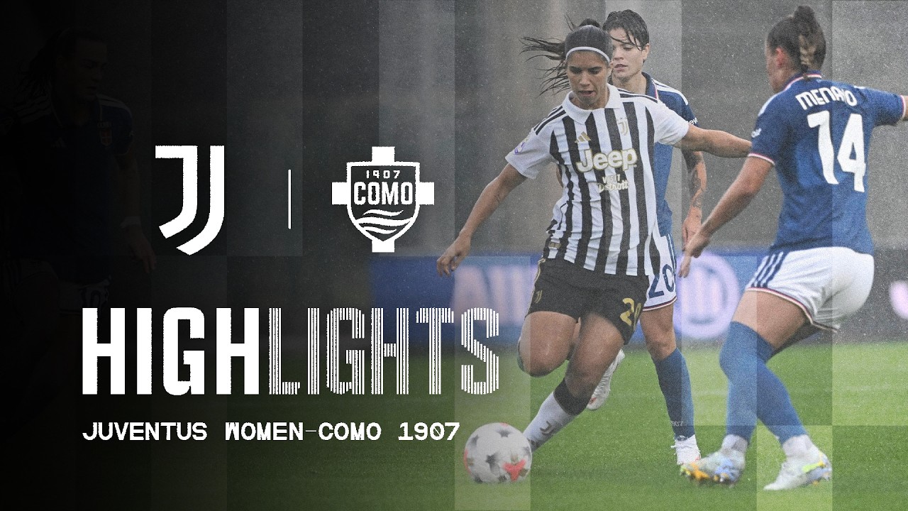SIX-GOAL THRILLER | Juventus Women-Como 1907 Highlights | Serie A Women background